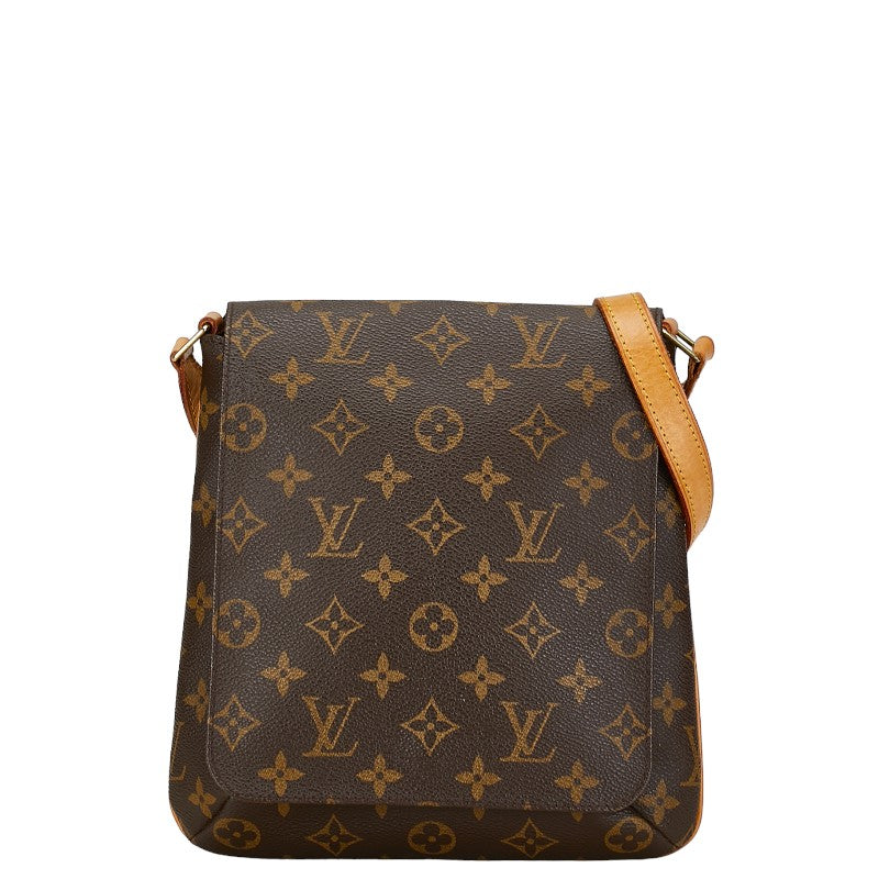 ルイ ヴィトン モノグラム ミュゼットサルサ ショート ショルダーバッグ M51258 ブラウン PVC レザー レディース LOUIS VUITTON 【中古】