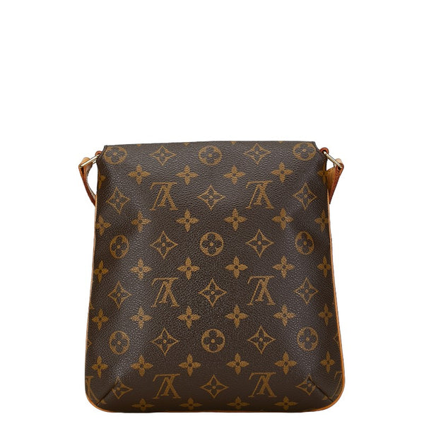 ルイ ヴィトン モノグラム ミュゼットサルサ ショート ショルダーバッグ M51258 ブラウン PVC レザー レディース LOUIS VUITTON 【中古】