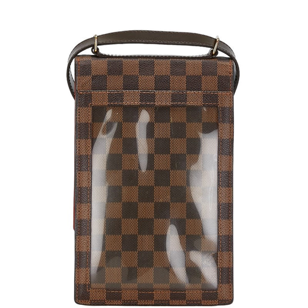 ルイ ヴィトン ダミエ ポートベロー 斜め掛け ショルダーバッグ N45271 ブラウン PVC レザー レディース LOUIS VUITTON 【中古】