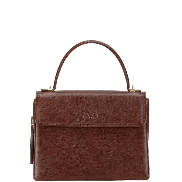 ヴァレンチノ ハンドバッグ ショルダーバッグ 2WAY ブラウン レザー レディース Valentino 【中古】