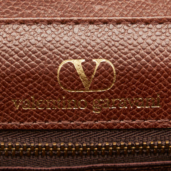 ヴァレンチノ ハンドバッグ ショルダーバッグ 2WAY ブラウン レザー レディース Valentino 【中古】