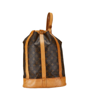 ルイ ヴィトン モノグラム ランドネ PM ショルダーバッグ M42243 ブラウン PVC レザー レディース LOUIS VUITTON 【中古】