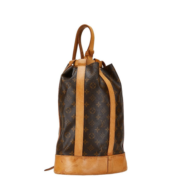 ルイ ヴィトン モノグラム ランドネ PM ショルダーバッグ M42243 ブラウン PVC レザー レディース LOUIS VUITTON 【中古】