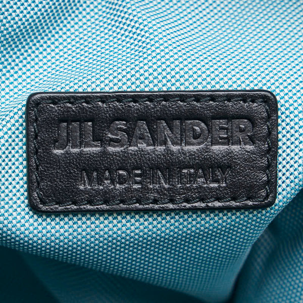 ジルサンダー リュック バックパック ブルー ナイロン レディース JIL SANDER 【中古】