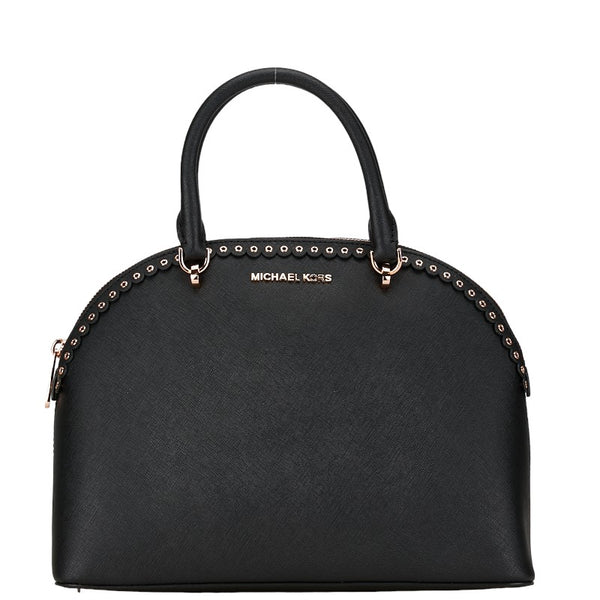 マイケルコース エミー ハンドバッグ ショルダーバッグ２WAY ブラック レザー レディース Michael Kors 【中古】