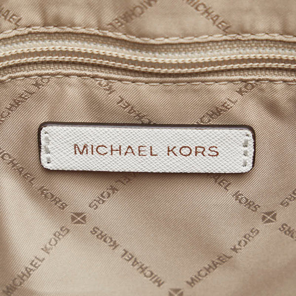 マイケルコース エミー ハンドバッグ ショルダーバッグ２WAY ホワイト レザー レディース Michael Kors 【中古】