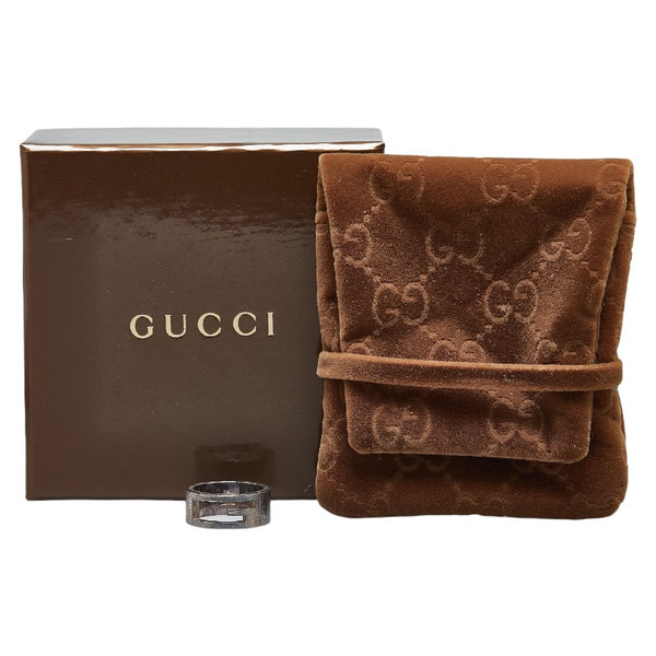 グッチ ブランデッドG リング 指輪 #11 032661 SV925 シルバー レディース GUCCI 【中古】