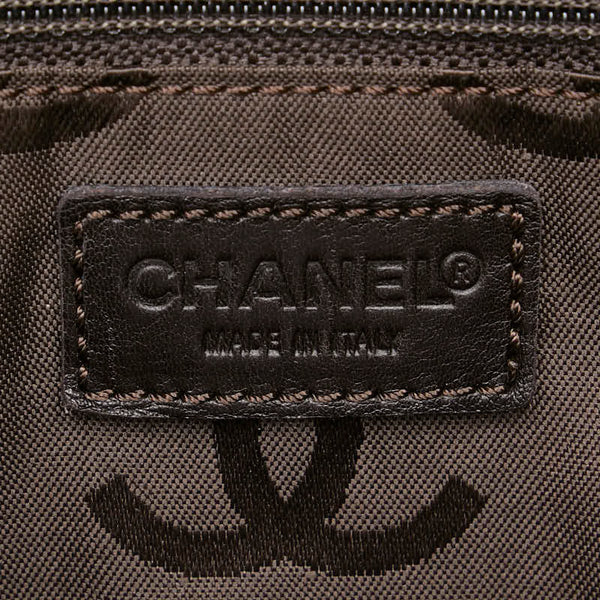 シャネル マトラッセ ココマーク ワイルドステッチ ハンドバッグ トートバッグ ブラウン ラムスキン レディース CHANEL 【中古】