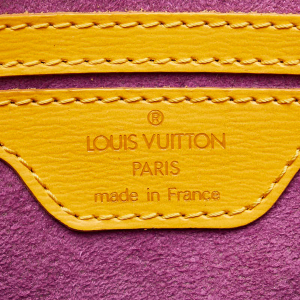 ルイ ヴィトン エピ サンジャック ハンドバッグ トートバッグ M52279 タッシリイエロー レザー レディース LOUIS VUITTON 【中古】