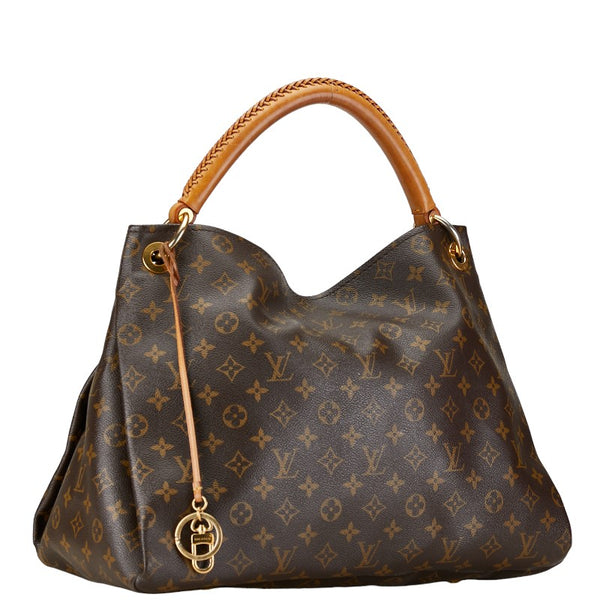 ルイ ヴィトン モノグラム アーツィーMM トートバッグ ショルダーバッグ M40249 ブラウン PVC レザー レディース LOUIS VUITTON 【中古】