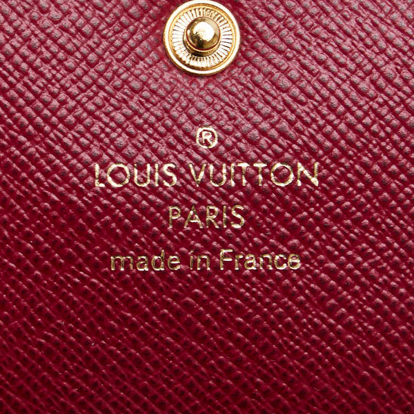 ルイ ヴィトン モノグラム ポルトフォイユ― エミリー 長財布 M60697 ブラウン ピンク PVC レザー レディース LOUIS VUITTON 【中古】