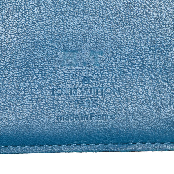 ルイ ヴィトン ポルトフォイユ ブラザ 長財布 M58193 ブルー トリヨンレザー レディース LOUIS VUITTON 【中古】