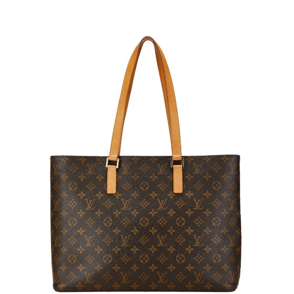 ルイ ヴィトン モノグラム ルコ トートバッグ ショルダーバッグ  M51155 ブラウン PVC レザー レディース LOUIS VUITTON 【中古】