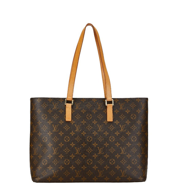 ルイ ヴィトン モノグラム ルコ トートバッグ ショルダーバッグ  M51155 ブラウン PVC レザー レディース LOUIS VUITTON 【中古】