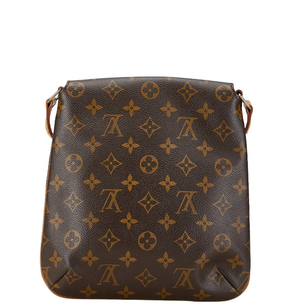 ルイ ヴィトン モノグラム ミュゼット サルサショート ショルダーバッグ M51258 ブラウン PVC レザー レディース LOUIS VUITTON 【中古】