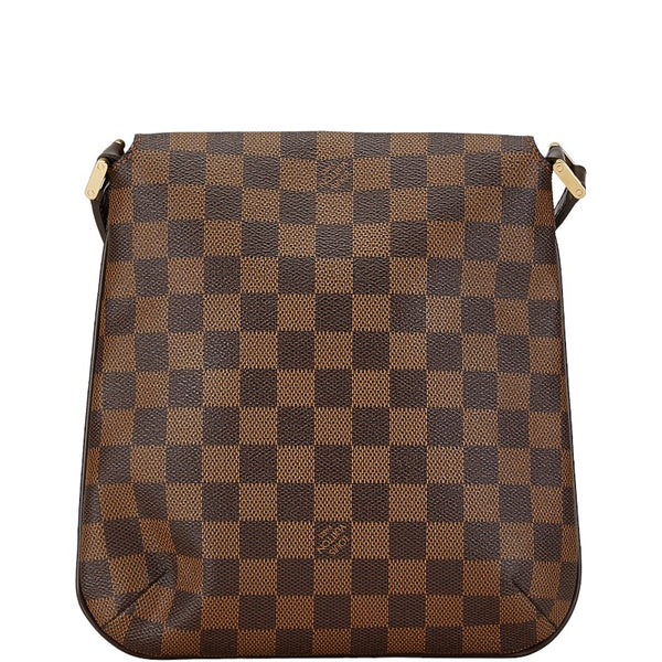 ルイ ヴィトン ダミエ ミュゼットサルサ ロングショルダー ショルダーバッグ N51300 ブラウン PVC レザー レディース LOUIS VUITTON 【中古】