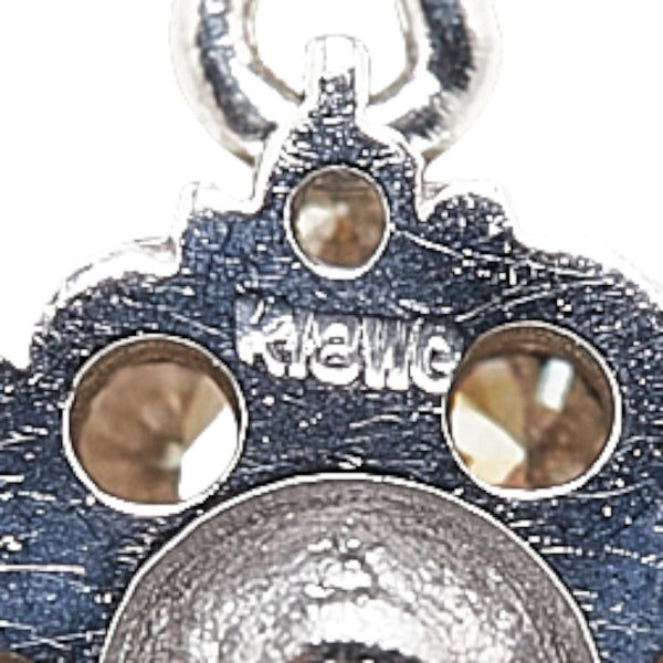 K18WG ホワイトゴールド ダイヤ0.52ct ペンダントネックレス レディース 【中古】