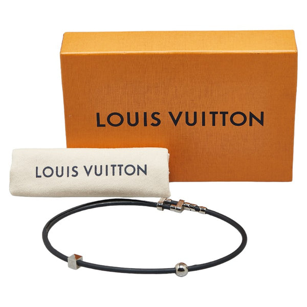 ルイ ヴィトン コーデッジ チョーカー ネックレス MP1682 ブラック レザー レディース LOUIS VUITTON 【中古】