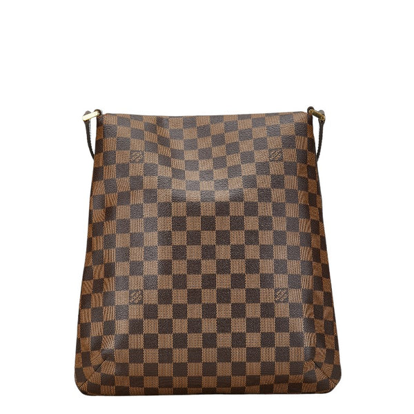 ルイ ヴィトン ダミエ ミュゼット ショルダーバッグ N51302 ブラウン PVC レザー レディース LOUIS VUITTON 【中古】