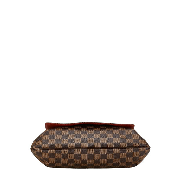 ルイ ヴィトン ダミエ ミュゼット ショルダーバッグ N51302 ブラウン PVC レザー レディース LOUIS VUITTON 【中古】