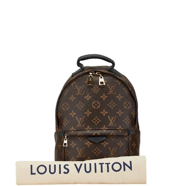 ルイ ヴィトン モノグラム パームスプリングスＰＭ リュック バックパック M41560 ブラウン PVC レザー レディース LOUIS VUITTON 【中古】