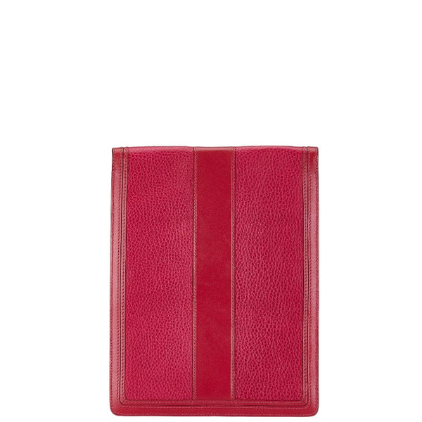 バーバリー iPadケース タブレットケース ピンク レザー レディース BURBERRY 【中古】