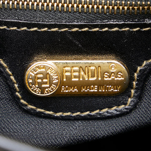 フェンディ ペカン リュック バックパック ワンショルダーバッグ 14559 ブラウン ブラック PVC レザー レディース FENDI 【中古】