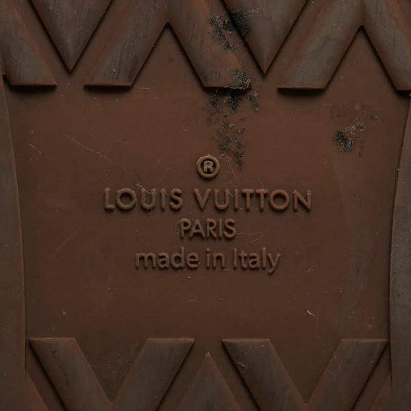 ルイ ヴィトン ダミエ グラフィット ローカットスニーカー スニーカー GO0138 ブラック ホワイト PVC レザー メンズ LOUIS VUITTON 【中古】