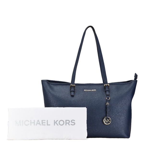 マイケルコース トートバッグ ネイビー レザー レディース Michael Kors 【中古】