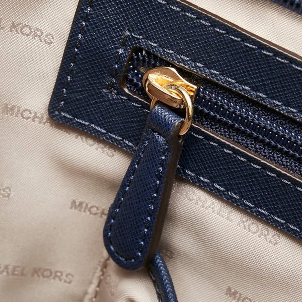 マイケルコース トートバッグ ネイビー レザー レディース Michael Kors 【中古】