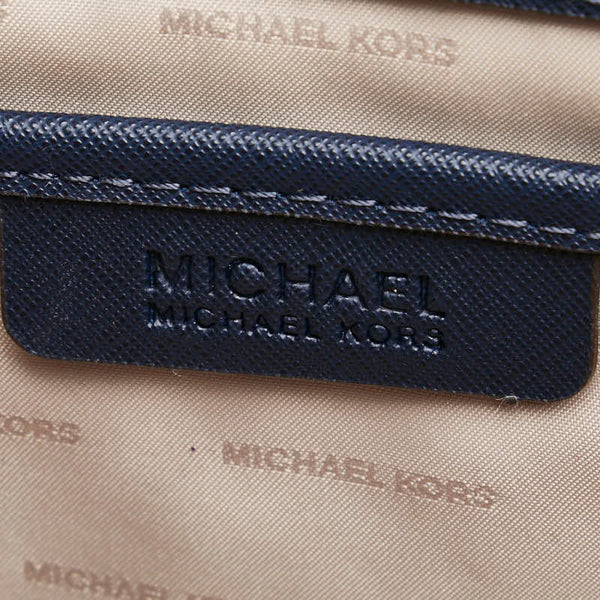 マイケルコース トートバッグ ネイビー レザー レディース Michael Kors 【中古】