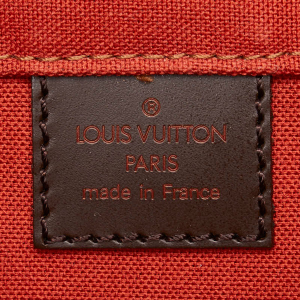 ルイ ヴィトン ダミエ バスティーユ 斜め掛け ショルダーバッグ N45258 ブラウン PVC レザー メンズ LOUIS VUITTON 【中古】