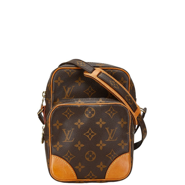 ルイ ヴィトン モノグラム アマゾン 斜め掛け ショルダーバッグ M45236 ブラウン PVC レザー レディース LOUIS VUITTON 【中古】