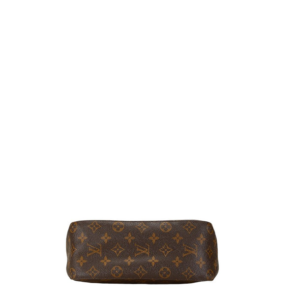 ルイ ヴィトン モノグラム ルーピングMM ショルダーバッグ M51146 ブラウン PVC レザー レディース LOUIS VUITTON 【中古】