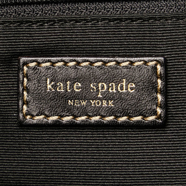 ケイトスペード 総柄 ハンドバッグ ワンショルダーバッグ ピンク キャンバス レザー レディース Kate Spade 【中古】