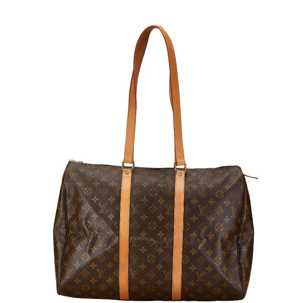 ルイ ヴィトン モノグラム フラネリー45 ボストンバッグ ショルダーバッグ M51115 ブラウン PVC レザー レディース LOUIS VUITTON 【中古】