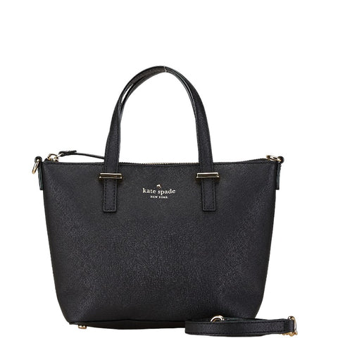 ケイトスペード ハンドバッグ ショルダーバッグ 2WAY ブラック レザー レディース Kate Spade 【中古】