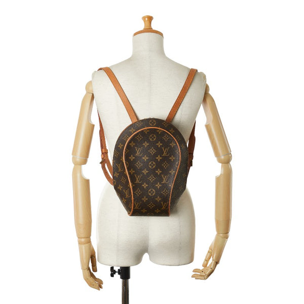 ルイ ヴィトン モノグラム エリプス サックアド  リュック バックパック M51125 ブラウン PVC レザー レディース LOUIS VUITTON 【中古】