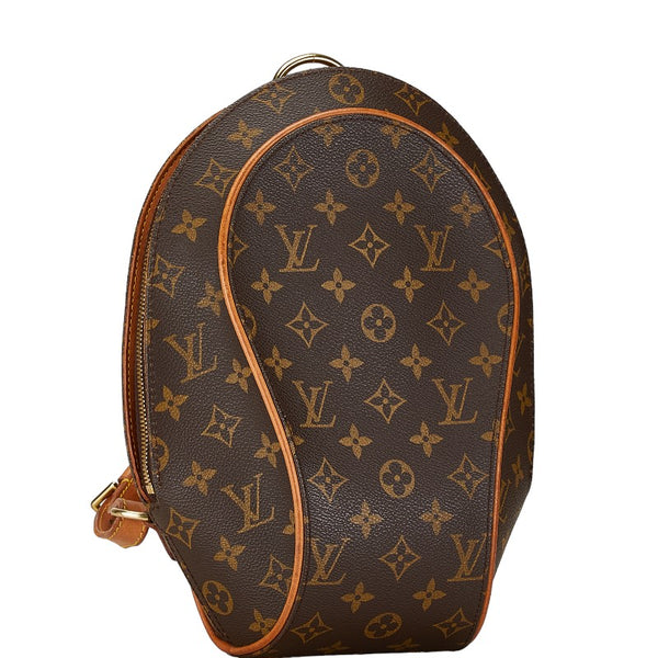 ルイ ヴィトン モノグラム エリプス サックアド  リュック バックパック M51125 ブラウン PVC レザー レディース LOUIS VUITTON 【中古】