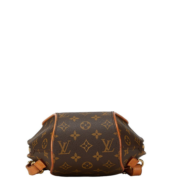 ルイ ヴィトン モノグラム エリプス サックアド  リュック バックパック M51125 ブラウン PVC レザー レディース LOUIS VUITTON 【中古】