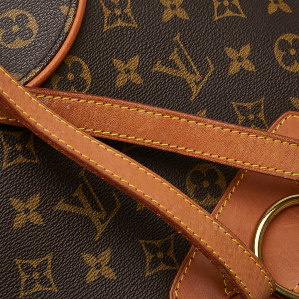 ルイ ヴィトン モノグラム エリプス サックアド  リュック バックパック M51125 ブラウン PVC レザー レディース LOUIS VUITTON 【中古】