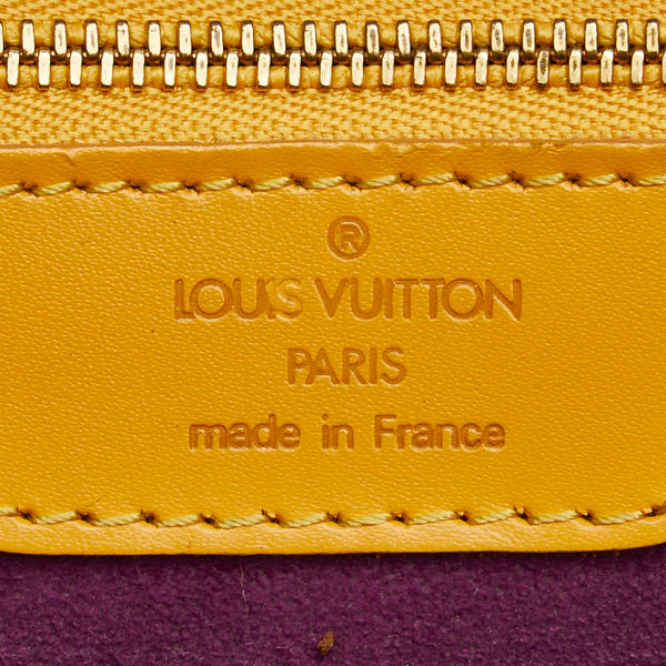 ルイ ヴィトン エピ サンジャック ショッピング トートバッグ ハンドバッグ M52279 タッシリ イエロー レザー レディース LOUIS VUITTON 【中古】