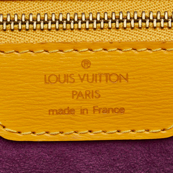 ルイ ヴィトン エピ サンジャック ショッピング トートバッグ ハンドバッグ M52269 タッシリ イエロー レザー レディース LOUIS VUITTON 【中古】