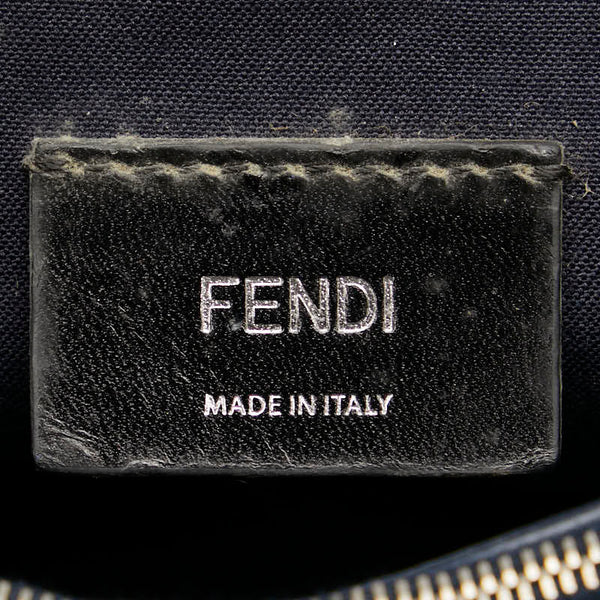 フェンディ プチトゥージュール  ハンドバック ショルダーバッグ 2WAY 8BH253 ネイビー オレンジ レザー レディース FENDI 【中古】