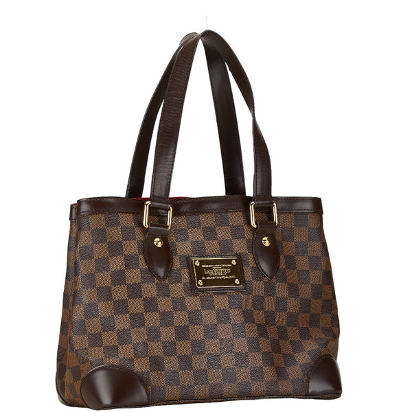 ルイ ヴィトン ダミエ ハムステッドPM トートバッグ ハンドバッグ N51205 エベヌ ブラウン PVC レザー レディース LOUIS VUITTON 【中古】