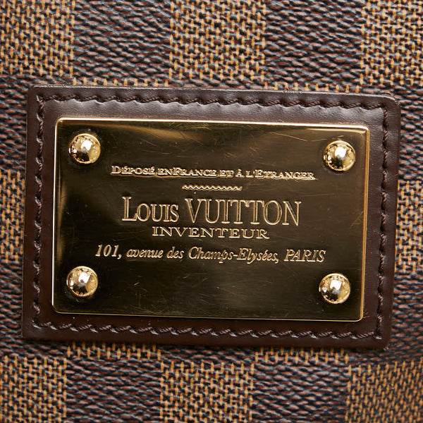 ルイ ヴィトン ダミエ ハムステッドPM トートバッグ ハンドバッグ N51205 エベヌ ブラウン PVC レザー レディース LOUIS VUITTON 【中古】