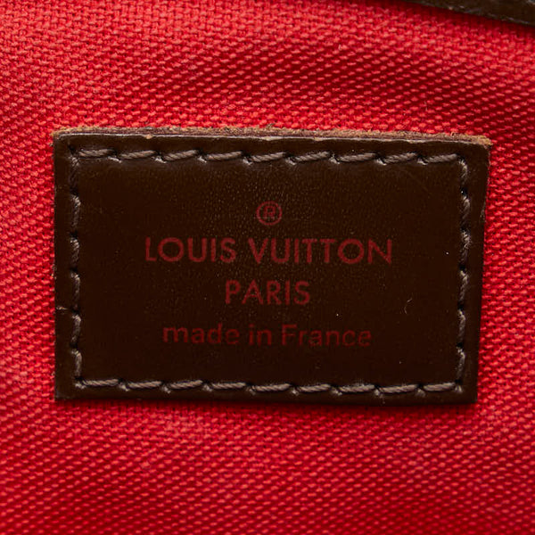 ルイ ヴィトン ダミエ ヴェローナPM ハンドバッグ N41117　 ブラウン PVC レザー レディース LOUIS VUITTON 【中古】