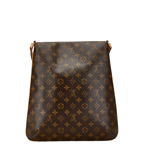 ルイ ヴィトン モノグラム ミュゼット 斜め掛け ショルダーバッグ M51256 ブラウン PVC レザー レディース LOUIS VUITTON 【中古】