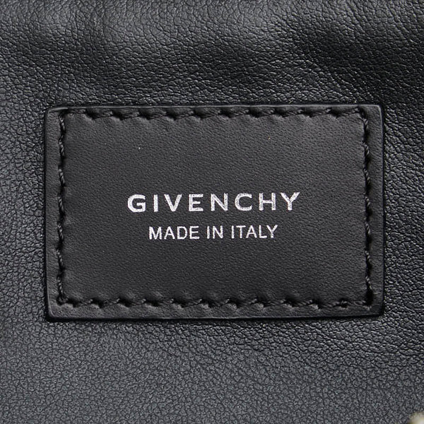 ジバンシー 星 スター 国旗 モチーフ クラッチバッグ セカンドバッグ ブラック レザー レディース Givenchy 【中古】