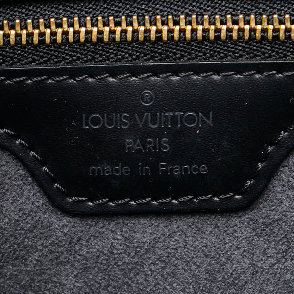 ルイ ヴィトン エピ リュサック ショルダーバッグ トートバッグ M52282 ノワール ブラック レザー レディース LOUIS VUITTON 【中古】